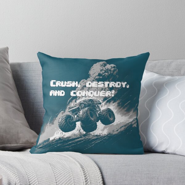 Item preview, Crush, destroy, and conquer! (MONSTER TRUCK) DESIGN for lovers and fans #3 designed and sold by UrbanTRIP.