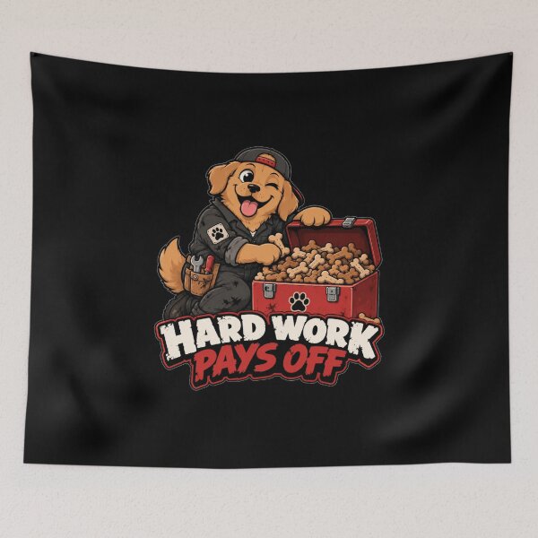 Item preview, Hard work pays off designed and sold by Konvero.