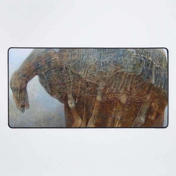 Item preview, zdzisław beksiński - untitled Zdzislaw Beksinski - Zdzislaw Beksinski canvas designed and sold by stevengrossman.