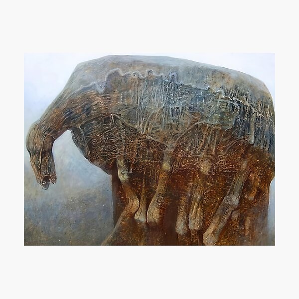 Item preview, zdzisław beksiński - untitled Zdzislaw Beksinski - Zdzislaw Beksinski canvas designed and sold by stevengrossman.