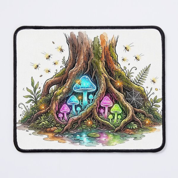 Item preview, Mysteries of Nature - Abstract Cosmic Earth Illustration designed and sold by Breezes-of-Ida.