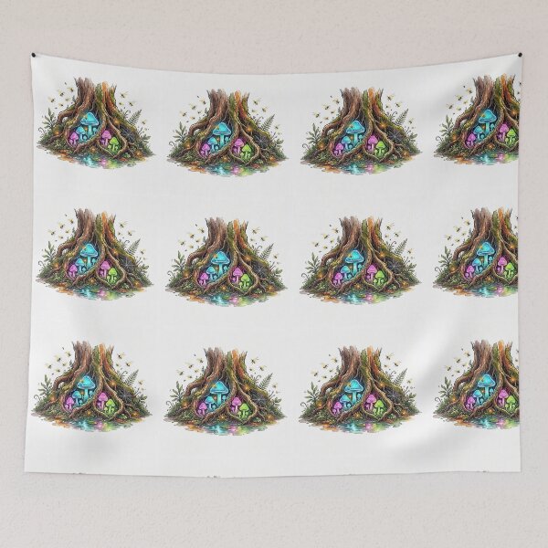 Item preview, Mysteries of Nature - Abstract Cosmic Earth Illustration designed and sold by Breezes-of-Ida.