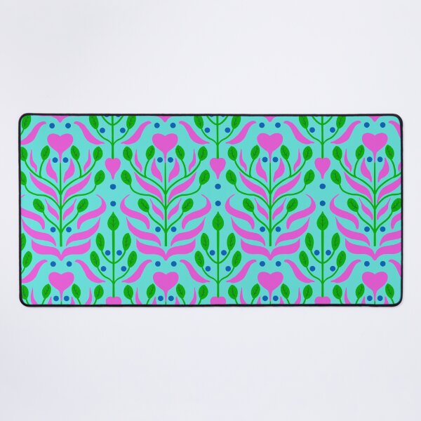 Item preview, Sweetheart Pattern in Green, Pink and Blue designed and sold by LaRoach Digital Arts.