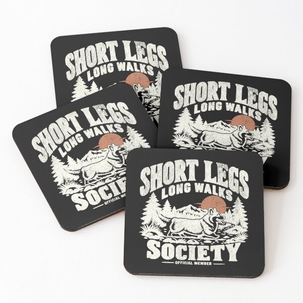Item preview, SHORT LEGS LONG WALKS SOCIETY CORGI designed and sold by Bossy Dogs Co..