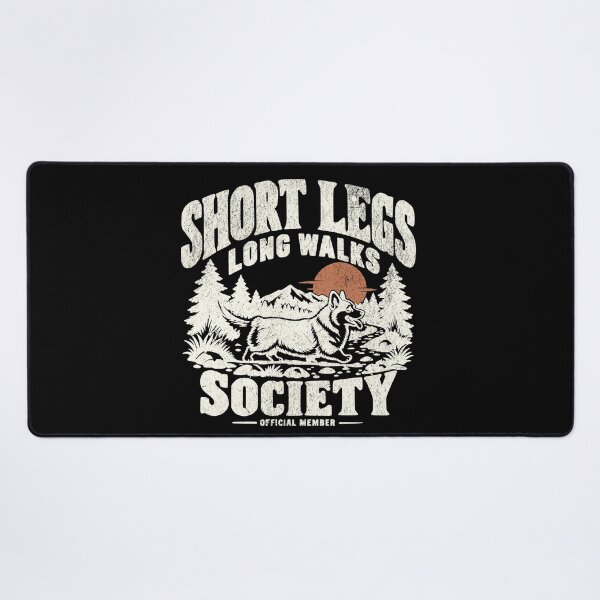 Item preview, SHORT LEGS LONG WALKS SOCIETY CORGI designed and sold by Bossy Dogs Co..