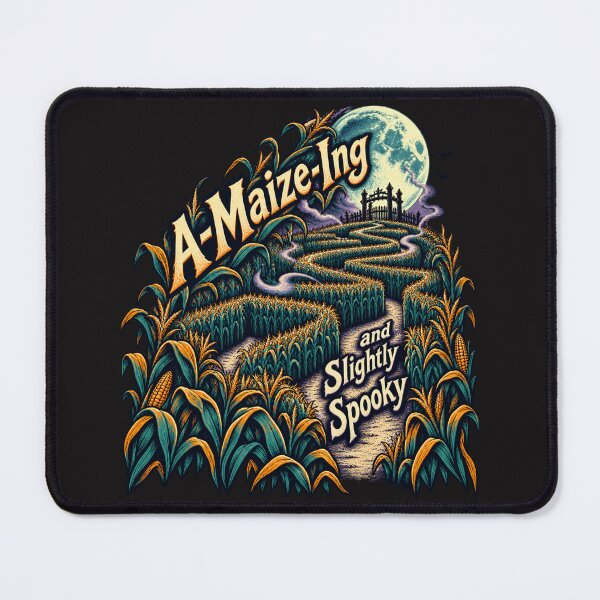 Item preview, A-Maize-Ing and Slightly Spooky corn Halloween designed and sold by JollyNib.