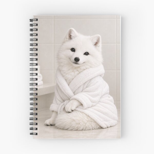 Item preview, Arctic Fox White Bathrobe designed and sold by Sillytoe.