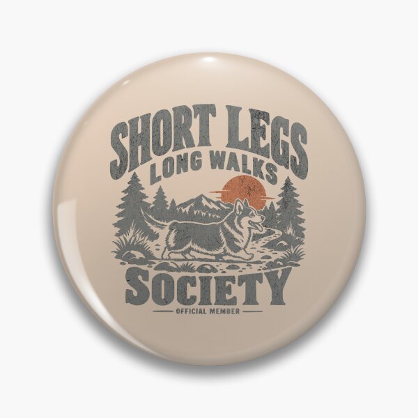 Item preview, SHORT LEGS LONG WALKS SOCIETY CORGI designed and sold by Bossy Dogs Co..