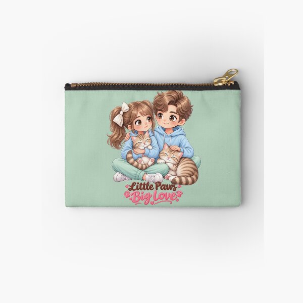 Artikelvorschau, Niedliche Katzenpaar-Liebesillustration – Kawaii-Partnerlook mit Katzen entworfen und verkauft von Meluna-studio.