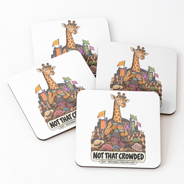Item preview, Funny Festival Giraffe: Not That Crowded designed and sold by BotherBox.