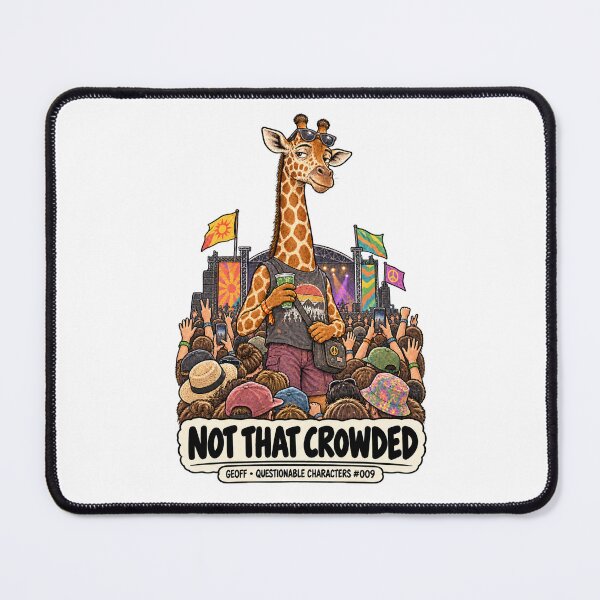 Item preview, Funny Festival Giraffe: Not That Crowded designed and sold by BotherBox.