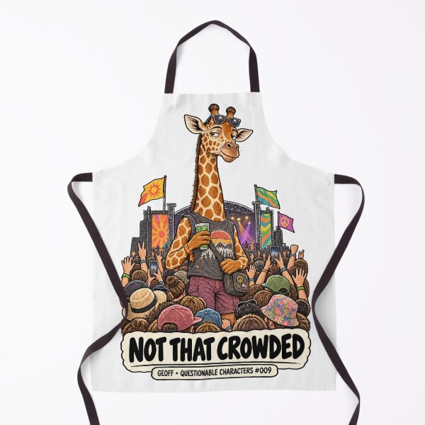 Item preview, Funny Festival Giraffe: Not That Crowded designed and sold by BotherBox.