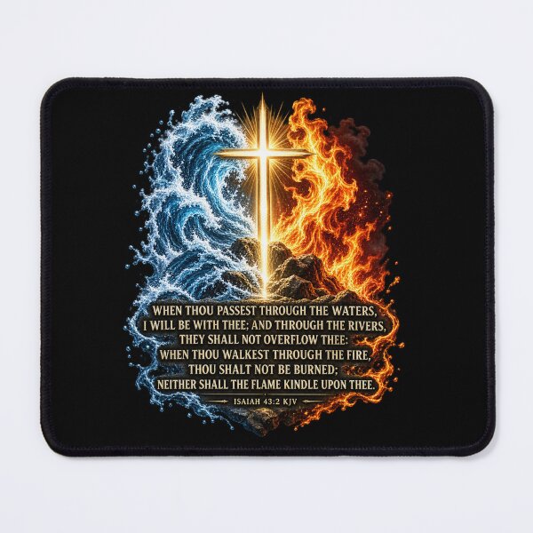 Item preview, Isaiah 43:2 Through Waters And Fire Christian designed and sold by ChristianLife.