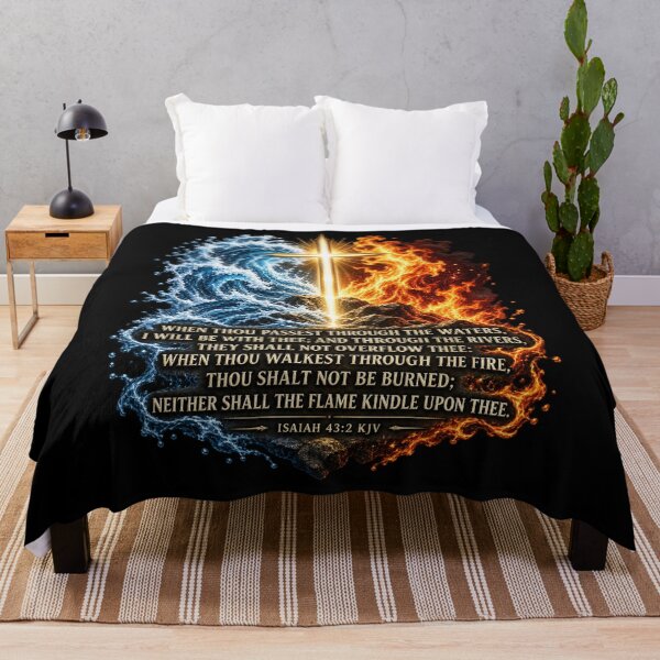 Item preview, Isaiah 43:2 Through Waters And Fire Christian designed and sold by ChristianLife.