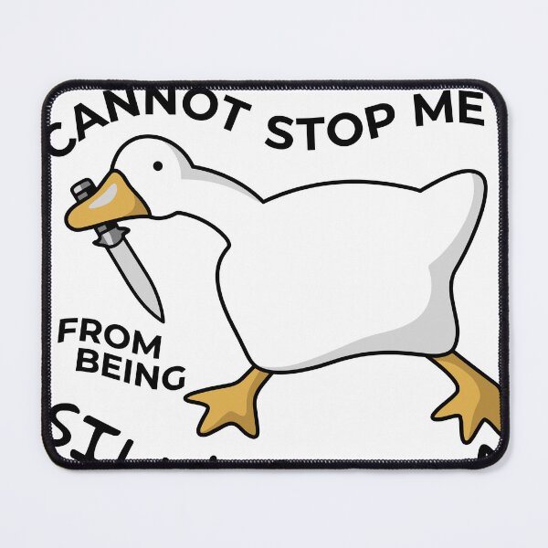Item preview, The Government Cannot Stop Me From Being Silly & Whimsical | Funny Goose Meme Gamer Humor designed and sold by Fatimorastore.