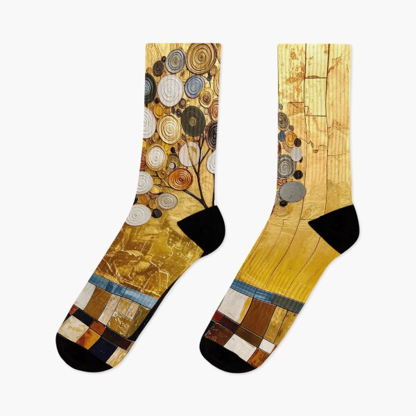 Item preview, Golden Tree of Life in Gustav Klimt Style designed and sold by Vicky Brago-Mitchell®.