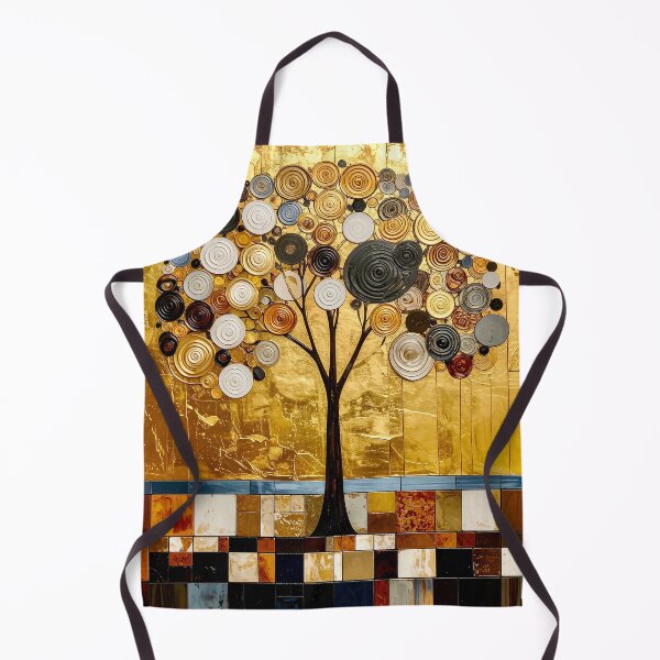 Item preview, Golden Tree of Life in Gustav Klimt Style designed and sold by Vicky Brago-Mitchell®.