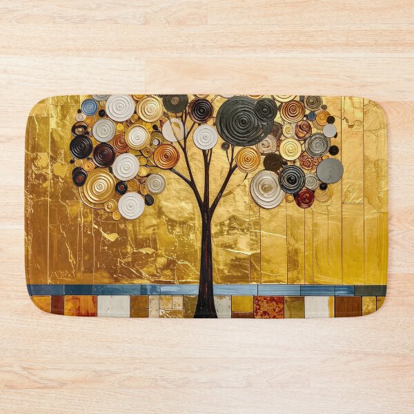 Item preview, Golden Tree of Life in Gustav Klimt Style designed and sold by Vicky Brago-Mitchell®.