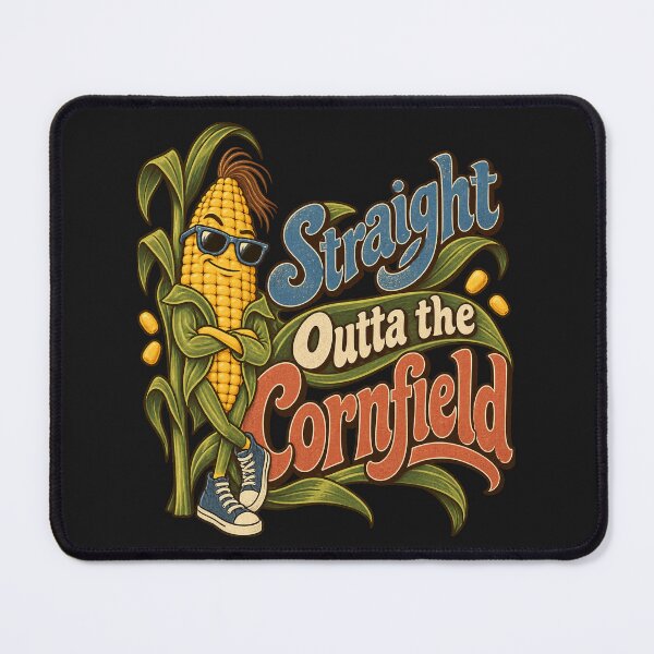 Item preview, Straight Outta the Cornfield corn Halloween designed and sold by JollyNib.