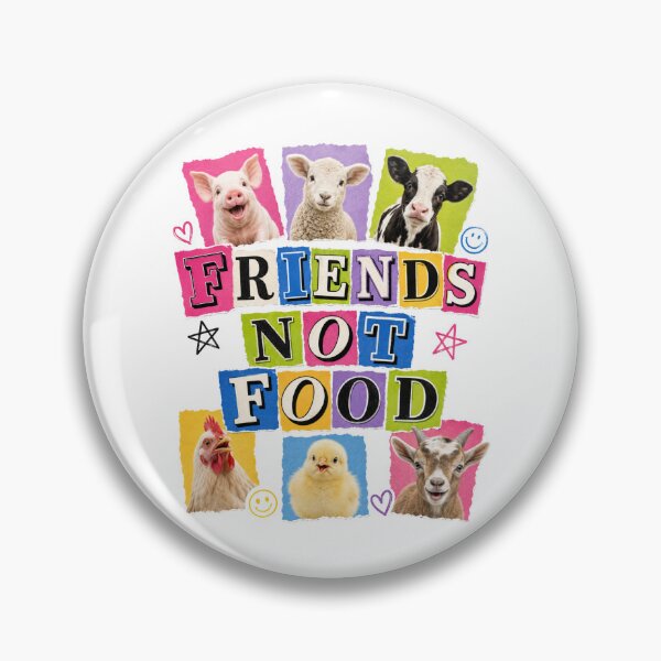 Item preview, Friends Not Food Vegan Farm Animals Animal Welfare Animal Rights Pig Lamb Calf Chicken Go Vegan designed and sold by Annika Shurafa.