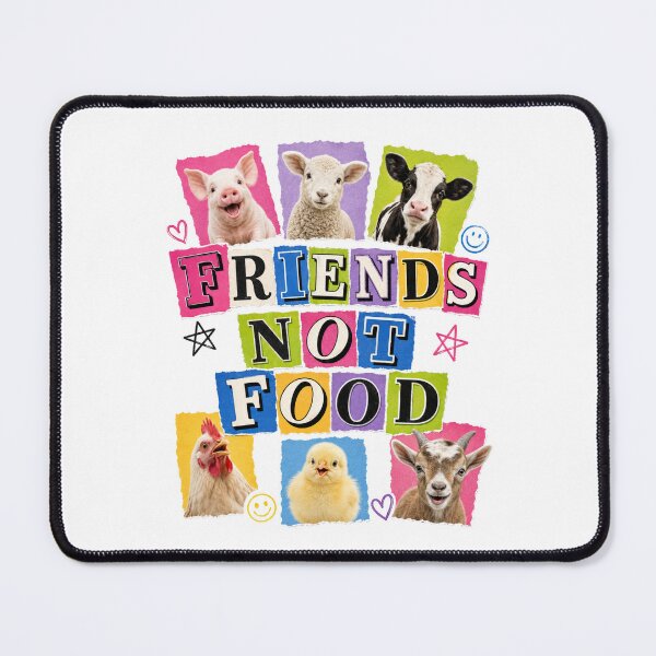 Item preview, Friends Not Food Vegan Farm Animals Animal Welfare Animal Rights Pig Lamb Calf Chicken Go Vegan designed and sold by Annika Shurafa.