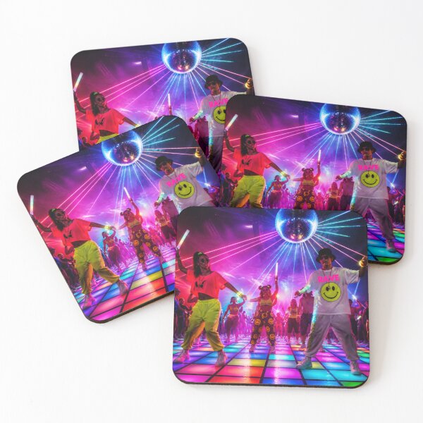 Item preview, 90s Underground Rave Retro Neon Disco Graphic designed and sold by LazyDayzCo.