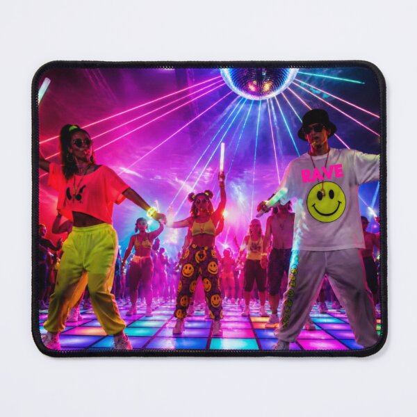 Item preview, 90s Underground Rave Retro Neon Disco Graphic designed and sold by LazyDayzCo.