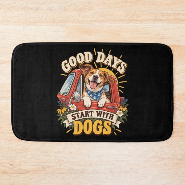 Item preview, Good Days Start With Dogs designed and sold by Good Mood Foundry.