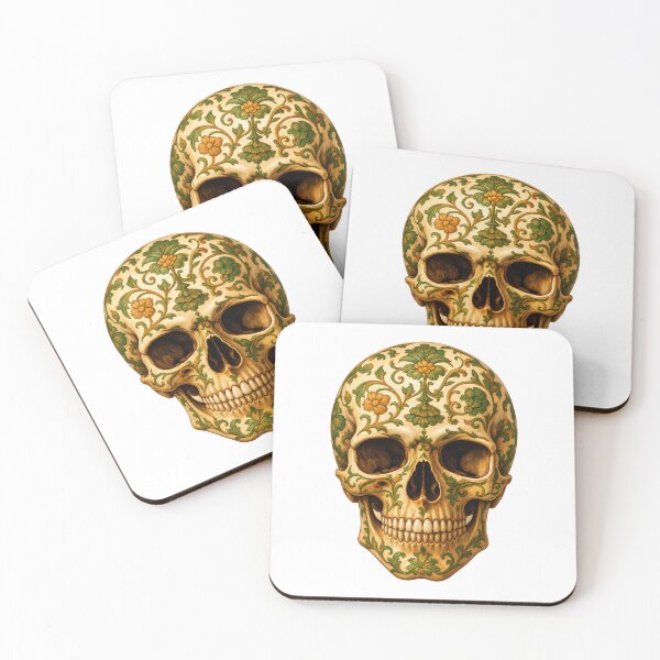 Item preview, Floral Skull designed and sold by Whatever Works.