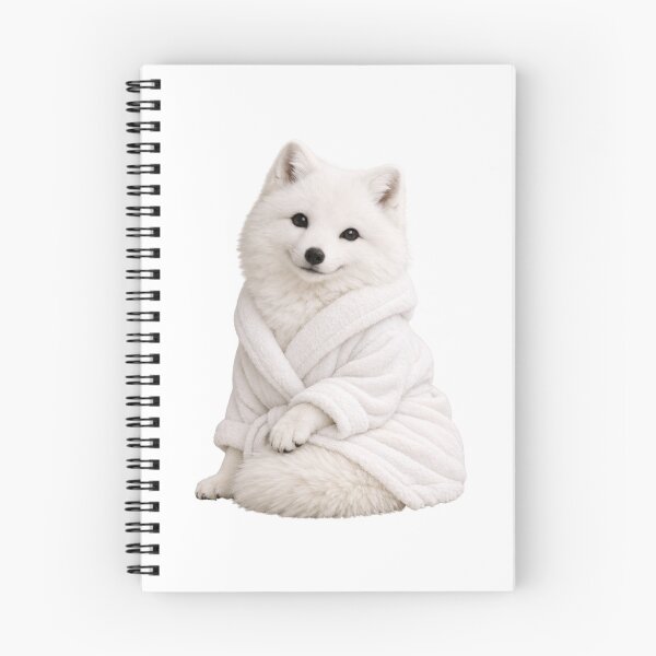 Item preview, Arctic Fox Fluffy Bathrobe designed and sold by Sillytoe.