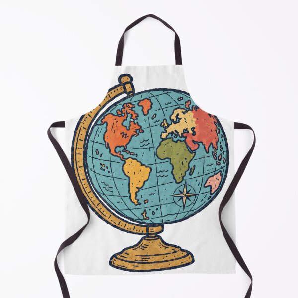 Item preview, World Map Globe designed and sold by LoveLabDesign.