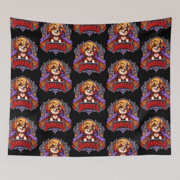 Item preview, Barkula Corgi Vampire Halloween Spooky Dog Lovers designed and sold by RealestInternet.
