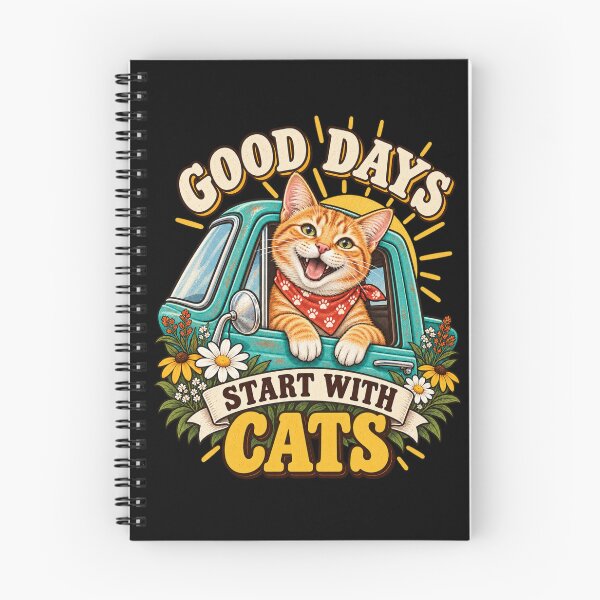Item preview, Good Days Start With Cats designed and sold by Good Mood Foundry.