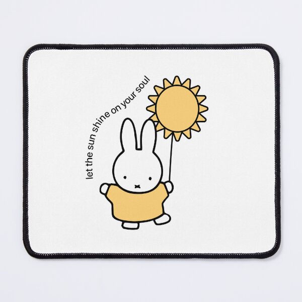 Item preview, Let the Sun Shine On Your Soul Bunny Minimalist Drawing designed and sold by hannahbee.