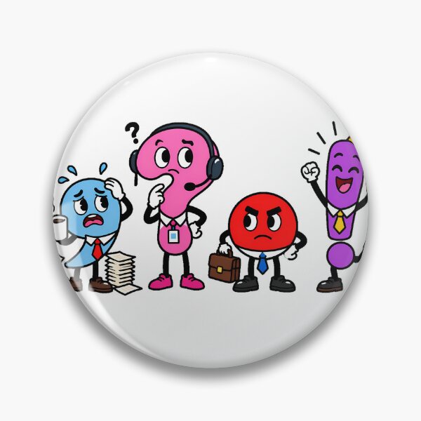 Item preview, Workplace Punctuation Office Persona Professionals designed and sold by nortowelcomics.