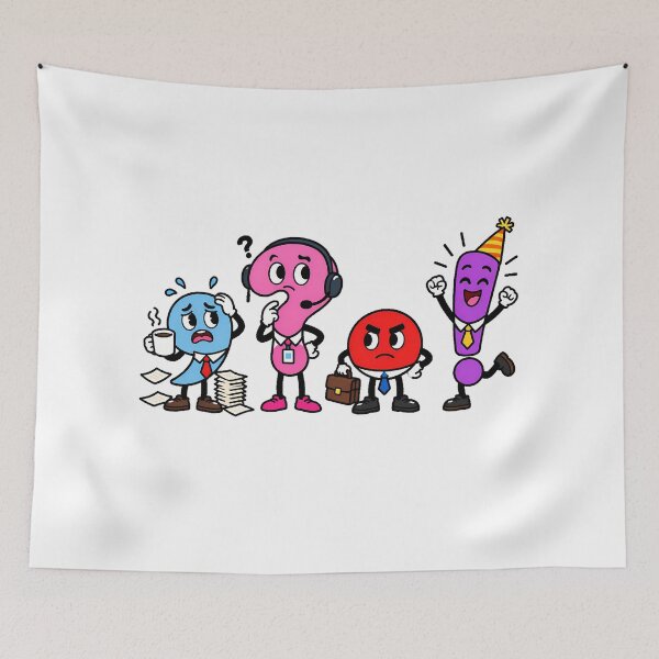 Item preview, Workplace Punctuation Office Persona Professionals designed and sold by nortowelcomics.