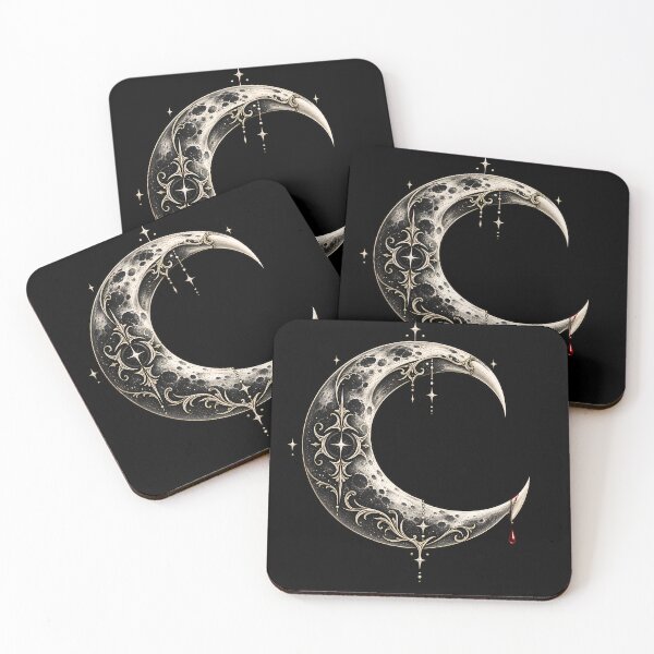 Item preview, Crimson Fanged Moon designed and sold by NF Designs Studio DTF.