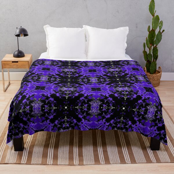 Item preview, Purple and Black Tye Dye Tile designed and sold by CDCreativeWorks.
