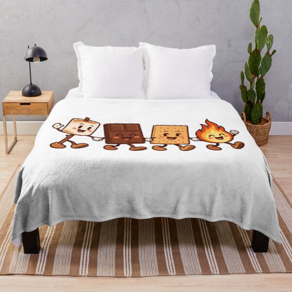Item preview, S'mores Friends Campfire Character Walk Camping Lover designed and sold by nortowelcomics.