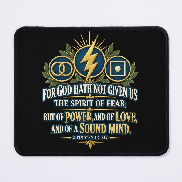 Item preview, 2 Timothy 1:7 Power Love Sound Mind designed and sold by ChristianLife.