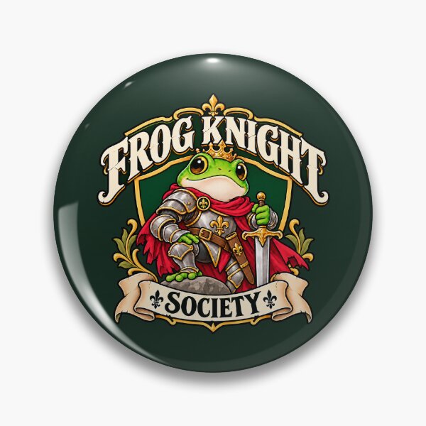 Item preview, Frog Knight Society Medieval Fantasy designed and sold by ImagenFusionP.
