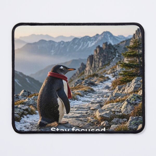 Item preview, Stay Focused Penguin designed and sold by Breezes-of-Ida.