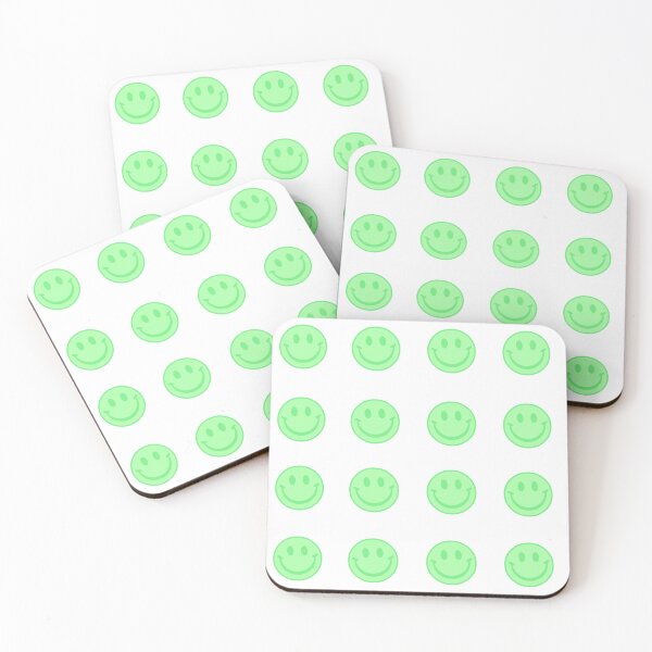 Item preview, Pastel Green Smiley Faces Sticker Pack/Sheet- Medium Size designed and sold by SlimyFish.
