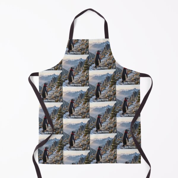 Item preview, Stay Focused Penguin designed and sold by Breezes-of-Ida.