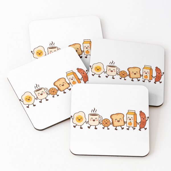 Item preview, Breakfast Food Walking Character Foodie Delight designed and sold by nortowelcomics.