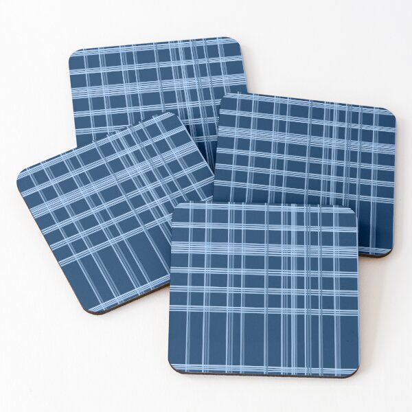 Item preview, Deep blue checks designed and sold by Navitaloves.
