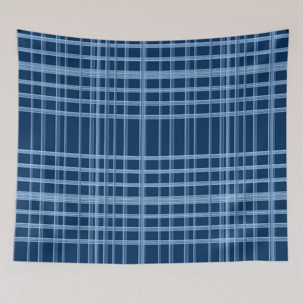 Item preview, Deep blue checks designed and sold by Navitaloves.