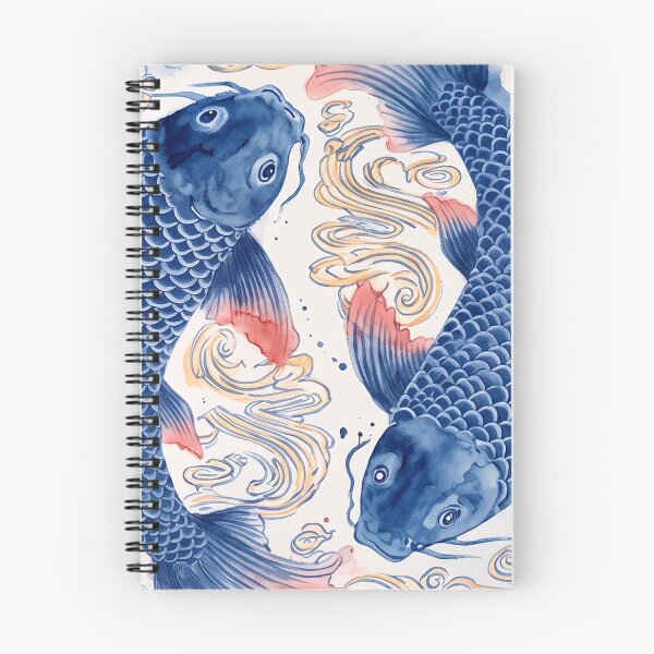 Item preview, Blue Koi Fish Chinoiserie designed and sold by Fani*.