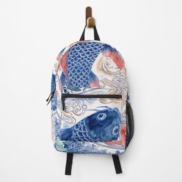 Item preview, Blue Koi Fish Chinoiserie designed and sold by Fani*.
