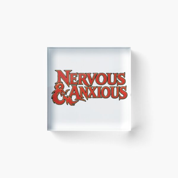 Item preview, Nervous and Anxious designed and sold by MattyMosArcade.